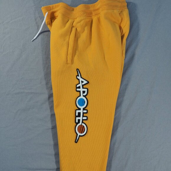 Vintage Southpole Pants Mens Extra Large Yellow Apollo Logo Street Court Joggers - Picture 4 of 13